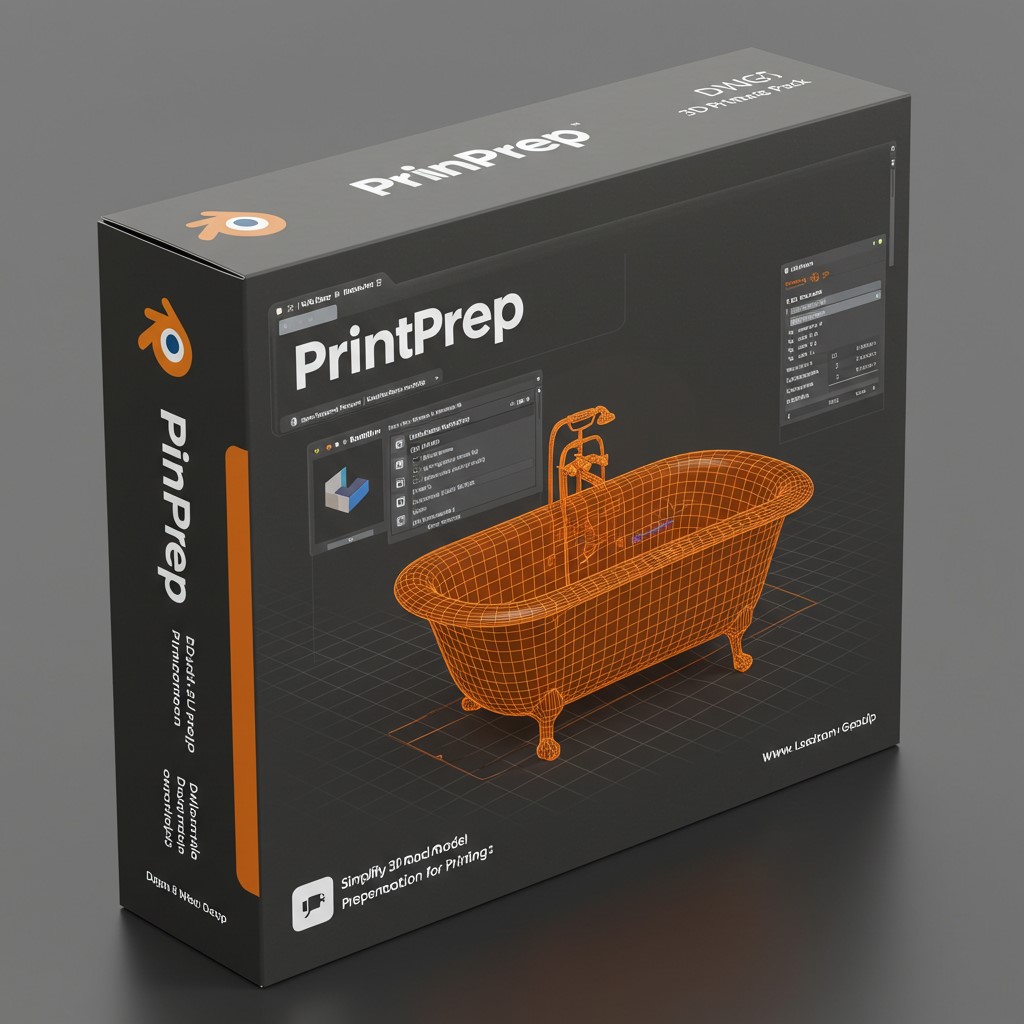 PrintPrep - 3D Print Preparation Tool for Blender