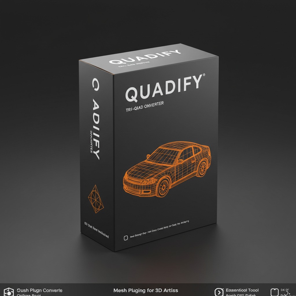Quadify - Clean Quad-Based Topology Tool for Blender