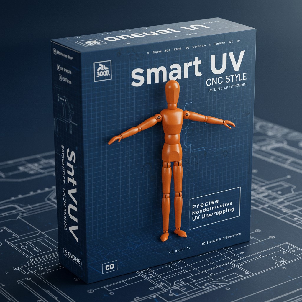 Smart UV CNC Style - Precision UV Mapping for Blender